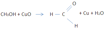 Уравнение реакции получения формальдегида из метилового спирта